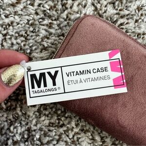 MYTAGALONGS Rose Gold Vitamin Case